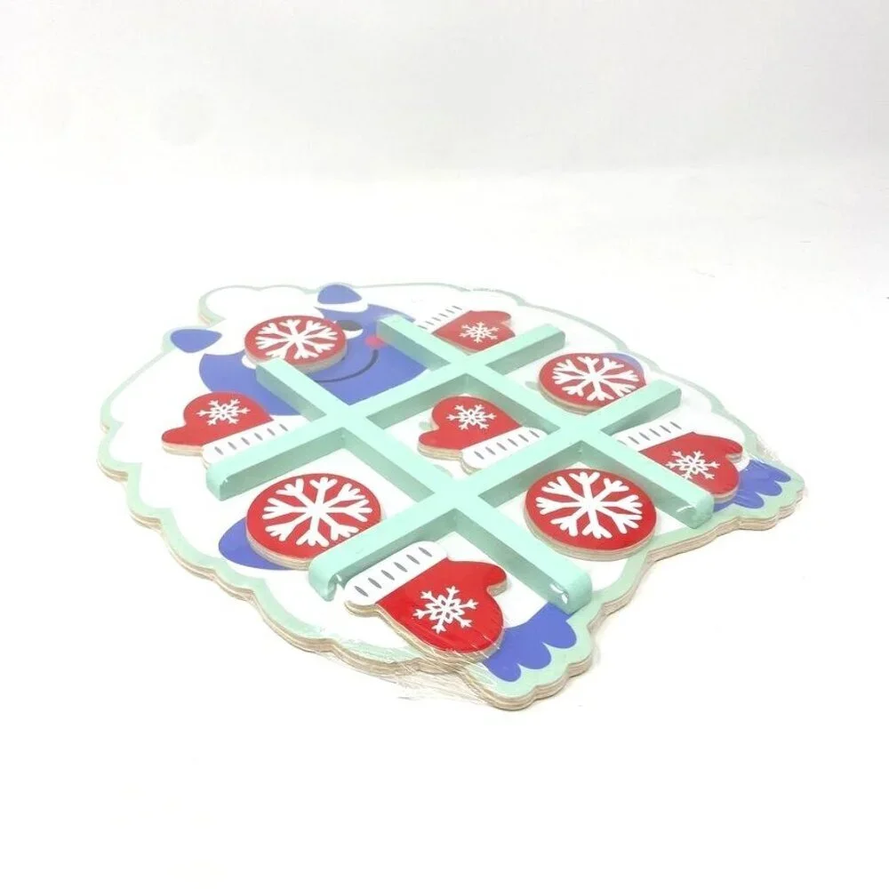 Target Wood Tic Tac Toe Yeti Bullseye's Playground™ Kids Gift Road Trip Activity
